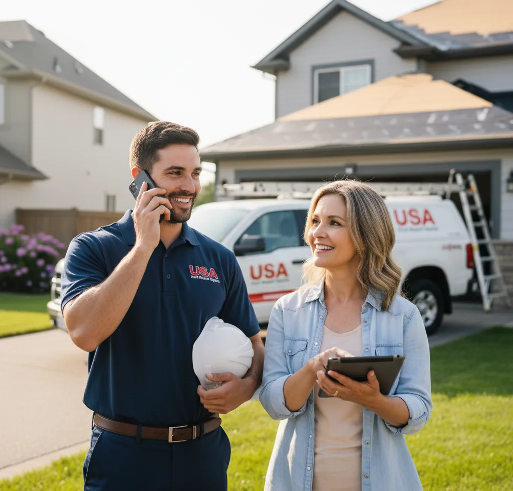 USA Roof Repair Experts customer support in Millville